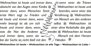 Wann ist Weihnachten?