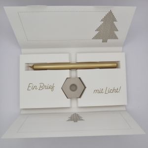 Brieflicht NEU / Geschenkbox für Weihnachten